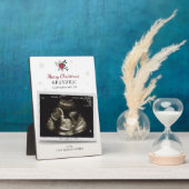 Kerstmis, gender onthullen Ultrasound foto Fotoplaat (Zijkant)