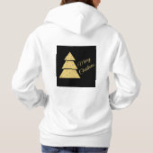Kerstmis Geometrische Boom Hoodie (Achterkant)