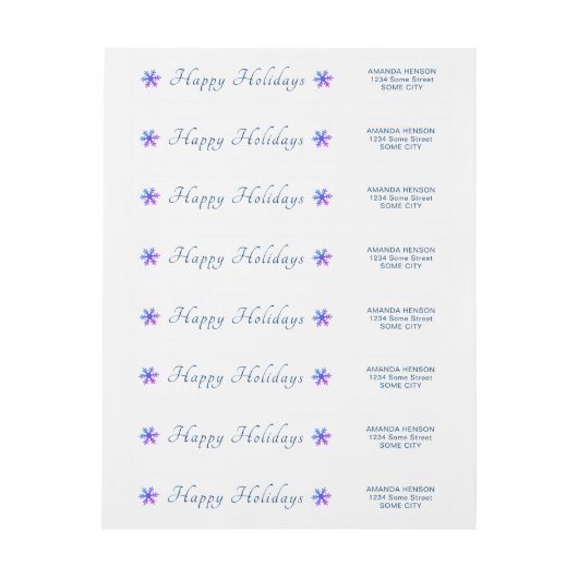 Kerstmis Gepersonaliseerde feestdag (Vel)