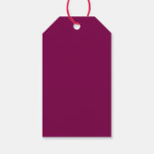 Kerstmis Gepersonaliseerde Foto Cadeaubadge Cadeaulabel (Achterkant)