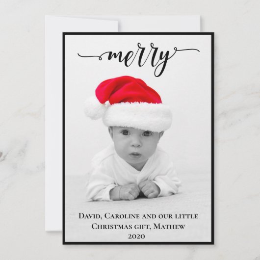 Kerstmis ~ Gepersonaliseerde foto Feestdagenkaart (Voorkant)