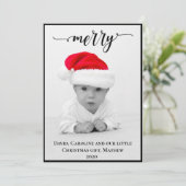 Kerstmis ~ Gepersonaliseerde foto Feestdagenkaart (Staand voorkant)