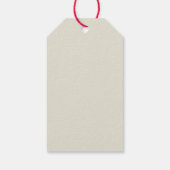 Kerstmis Gepersonaliseerde Foto Gift Label Cadeaulabel (Achterkant)