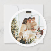 Kerstmis Gepersonaliseerde foto sjabloon vakantie (Achterkant)