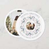 Kerstmis Gepersonaliseerde foto sjabloon vakantie (Voorkant / Achterkant)