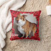 Kerstmis - Gepersonaliseerde huisnaam/ Foto Kussen (Deken)