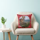 Kerstmis - Gepersonaliseerde huisnaam/ Foto Kussen (Stoel)
