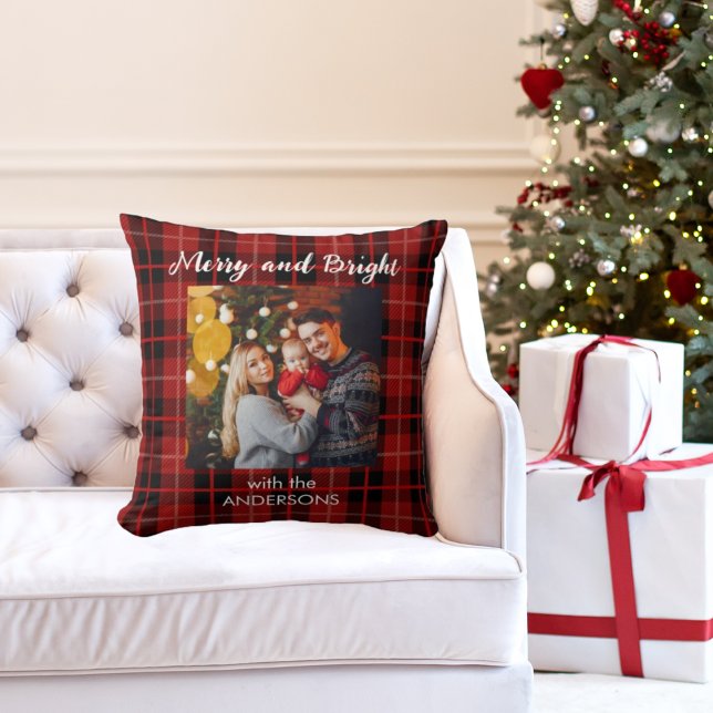 Kerstmis gepersonaliseerde kussen  (Creator heeft geüpload)