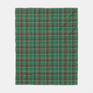 Kerstmis geruit groen patroon-23914 fleece deken