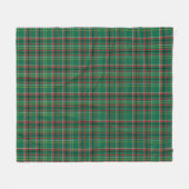 Kerstmis geruit groen patroon-23914 fleece deken (Voorkant (Horizontaal))