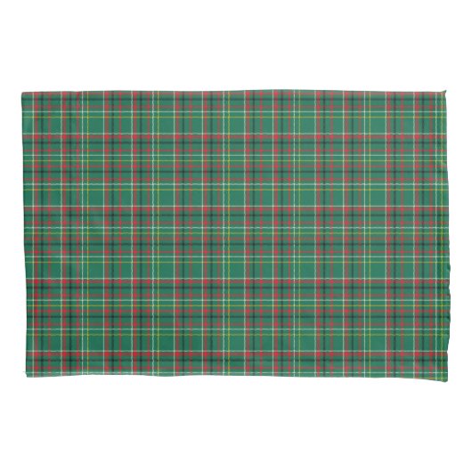Kerstmis geruit groen patroon-23914 kussensloop (Voorkant)