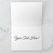 Kerstmis geruit rood en groen inpakpapier   kaart (Binnen)