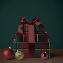 Kerstmis geruite klassieke vakantie eenvoudig