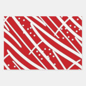 Kerstmis geruite rood en groen inpakpapier vel (Voorkant 3)