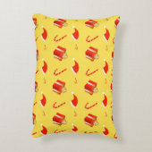 Kerstmis geschenkdoos Santa hoed snoep Accent Kussen (Achterkant (Verticaal))