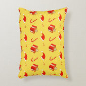 Kerstmis geschenkdoos Santa hoed snoep Accent Kussen (Voorkant(Verticaal))