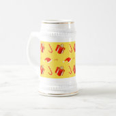 Kerstmis geschenkdoos Santa hoed snoep Bierpul (Voorkant links)