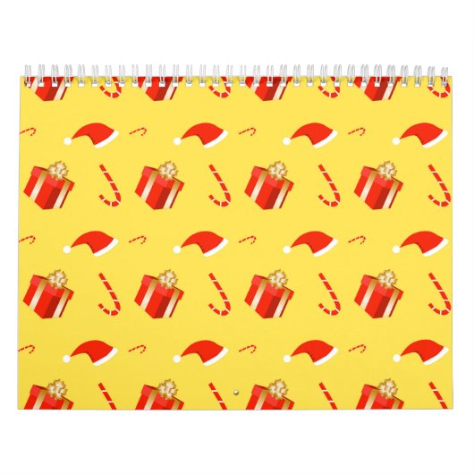 Kerstmis geschenkdoos Santa hoed snoep Kalender (Hoes)