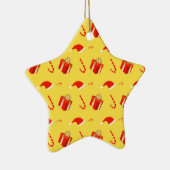 Kerstmis geschenkdoos Santa hoed snoep Keramisch Ornament (Rechts)