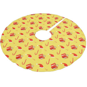 Kerstmis geschenkdoos Santa hoed snoep Kerstboom Rok