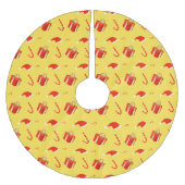 Kerstmis geschenkdoos Santa hoed snoep Kerstboom Rok (Voorkant)