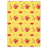 Kerstmis geschenkdoos Santa hoed snoep Klembord (Achterkant)