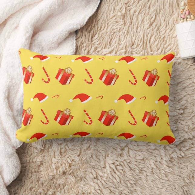 Kerstmis geschenkdoos Santa hoed snoep Kussen (Deken)