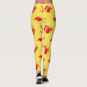 Kerstmis geschenkdoos Santa hoed snoep Leggings (Achterkant)