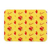 Kerstmis geschenkdoos Santa hoed snoep Magneet (Horizontaal)