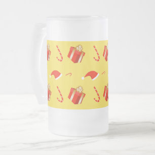 Kerstmis geschenkdoos Santa hoed snoep Matglas Bierpul