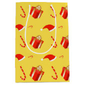 Kerstmis geschenkdoos Santa hoed snoep Medium Cadeauzakje (Voorkant)