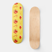 Kerstmis geschenkdoos Santa hoed snoep Persoonlijk Skateboard (Voorkant)