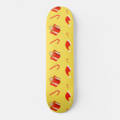 Kerstmis geschenkdoos Santa hoed snoep Persoonlijk Skateboard (Voorkant)