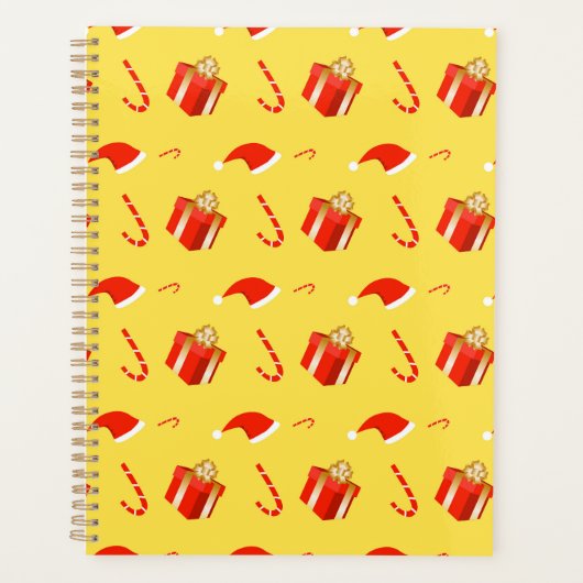 Kerstmis geschenkdoos Santa hoed snoep Planner (Voorkant)