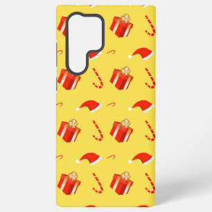 Kerstmis geschenkdoos Santa hoed snoep Samsung Galaxy Hoesje