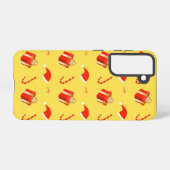 Kerstmis geschenkdoos Santa hoed snoep Samsung Galaxy Hoesje (Achterkant horizontaal)