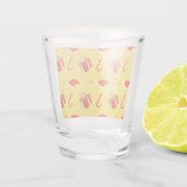 Kerstmis geschenkdoos Santa hoed snoep Shot Glas (Achterkant)