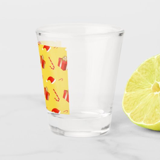Kerstmis geschenkdoos Santa hoed snoep Shot Glas (Rechts)