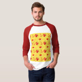 Kerstmis geschenkdoos Santa hoed snoep T-shirt (Voorkant volledig)