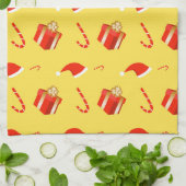 Kerstmis geschenkdoos Santa hoed snoep Theedoek (Gevouwen)