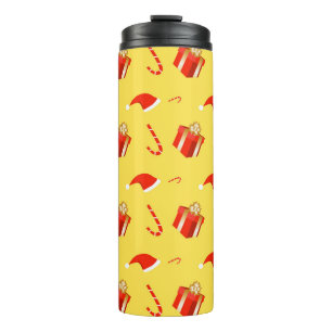 Kerstmis geschenkdoos Santa hoed snoep Thermosbeker
