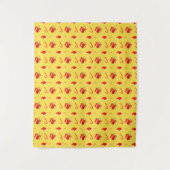 Kerstmis geschenkdoos Santa hoed snoep Wandkleed (Voorkant)