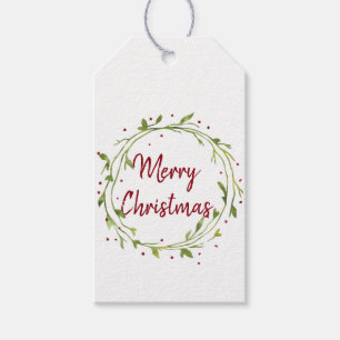 Kerstmis, geschreeuw/gepersonaliseerd cadeau Label Cadeaulabel