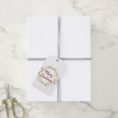Kerstmis, geschreeuw/gepersonaliseerd cadeau Label Cadeaulabel (Met Touw)