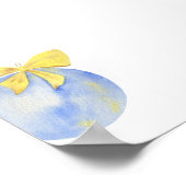 Kerstmis Geslacht onthullen Boy of meisje grafiek Poster (Hoek)