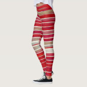 Kerstmis gestript leggings (Links)