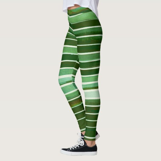 Kerstmis gestript leggings (Links)