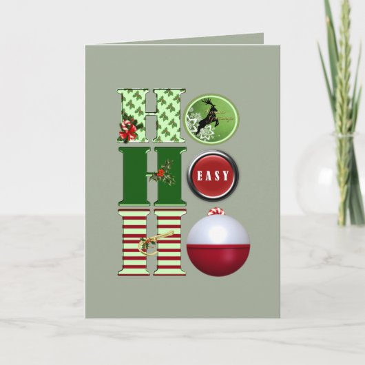 Kerstmis Gevist Feestdagen Kaart (Voorkant)