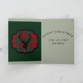 Kerstmis Gevist Feestdagen Kaart (Binnen)