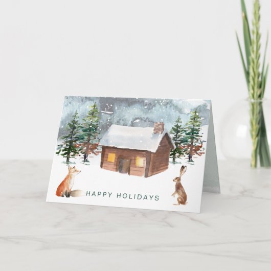 Kerstmis, gevouwen Wenskaart Kaart (Voorkant)